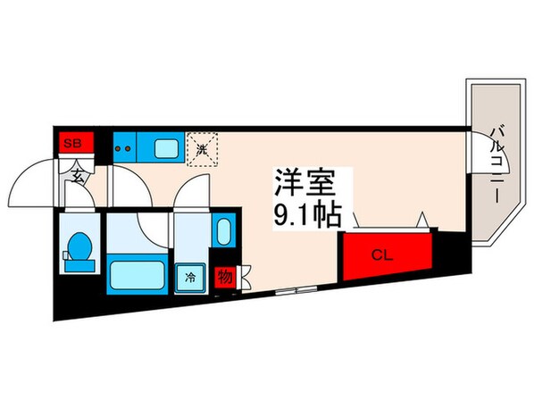 クオリタス田端の物件間取画像